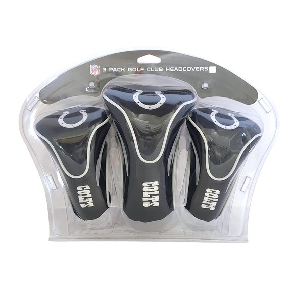 Team Golf Other - NFL Indianapolis Colts 3 Pack Golf Club Headcovers Team Golf Blue White New